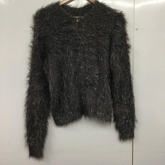 テチチ Te chichi カーディガン 長袖 FLD-2600398 ラメロングシャギーニット FREE 無地 チャコールグレー / チャコールグレー /  レディース USED 古着 中古 10142773