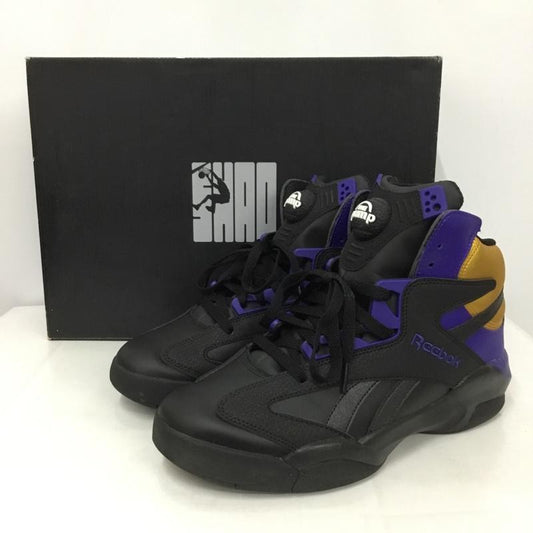 リーボック Reebok スニーカー スニーカー GY7127 SHAQ ATTAQ シャックアタック 27.5cm 箱有 27.5cm ロゴ、文字 黒 / ブラック / X 紫 / パープル / X 金 / ゴールド /  メンズ USED 古着 中古 10130764