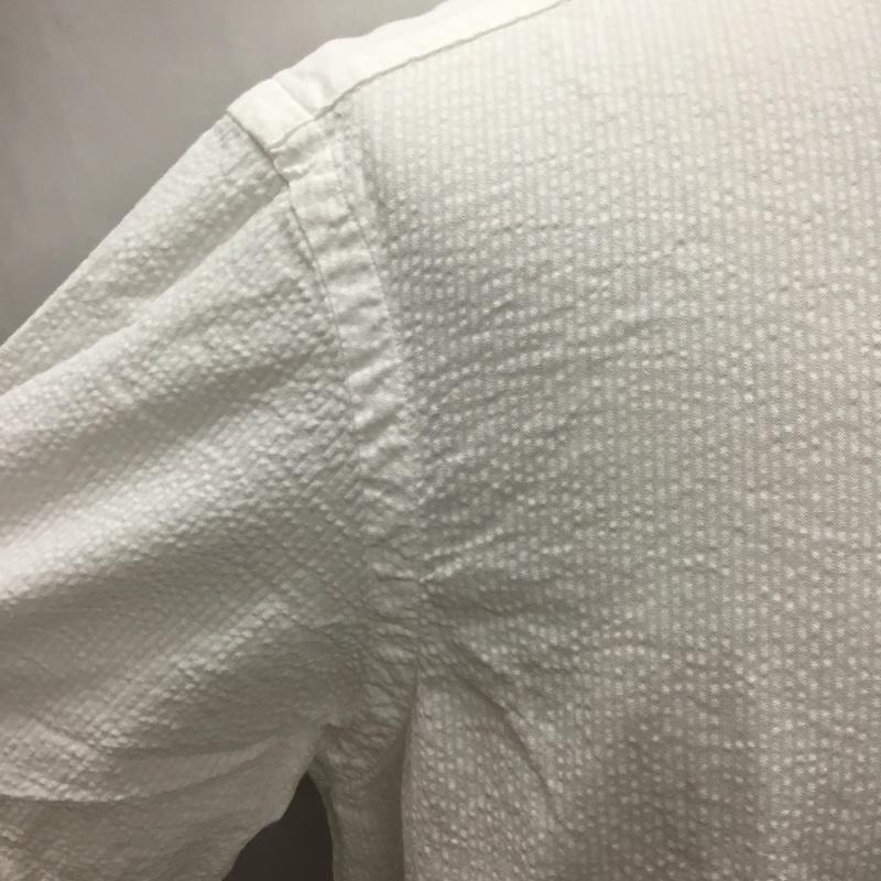 ポロラルフローレン POLO RALPH LAUREN シャツ、ブラウス 半袖 半袖シャツ カラーシャツ 半袖カットソー ボタンダウンシャツ M ロゴ、文字 白 / ホワイト /  メンズ USED 古着 中古 10116682