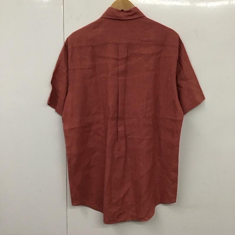ブルックスブラザーズ BROOKS BROTHERS シャツ、ブラウス 半袖 ボタンダウンシャツ M 無地 桃 / ピンク /  メンズ USED 古着 中古 10131432