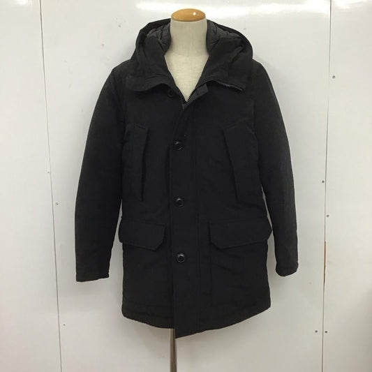 ユニクロ UNIQLO コート ダウンコート 312-429293 ウルトラウォームダウンコート M 無地 黒 / ブラック /  メンズ USED 古着 中古 10110521