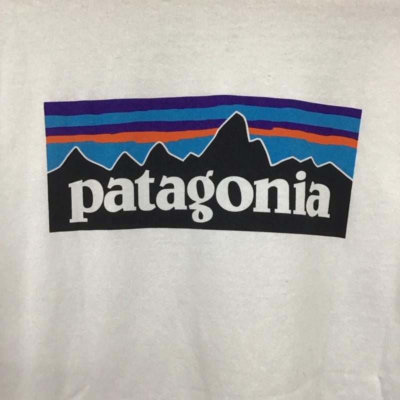 パタゴニア patagonia Tシャツ 半袖 38512sp20 ResponsibiliTee 半袖カットソー クルーネックカットソー L ロゴ、文字 白 / ホワイト /  メンズ USED 古着 中古 10145923