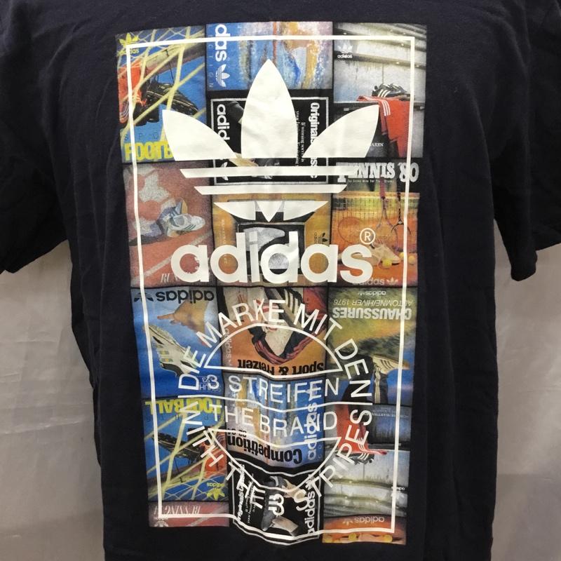 アディダスオリジナルス adidas originals Tシャツ 半袖 ay7817 半袖カットソー プリントTシャツ クルーネックカットソー プリント マルチカラー / マルチカラー /  メンズ USED 古着 中古 10116022