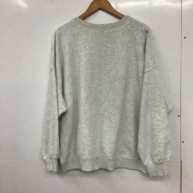 ミスティック mystic トレーナー 長袖 FREE 無地 X プリント X ロゴ、文字 灰 / グレー /  レディース USED 古着 中古 10134264