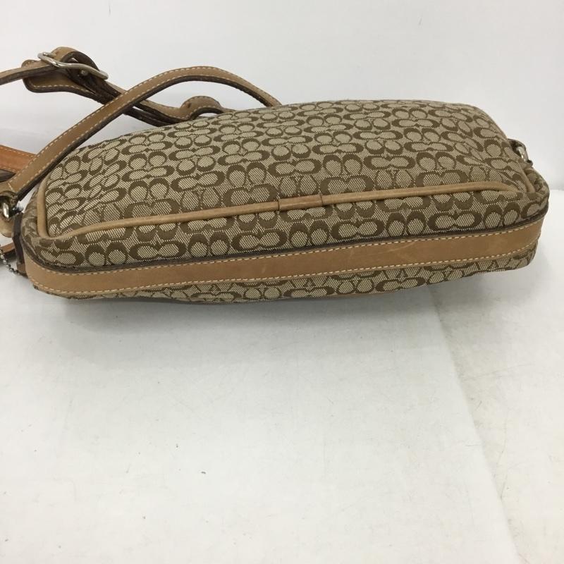 コーチ COACH ショルダーバッグ ショルダーバッグ 6341 シグネチャー 総柄 ベージュ / ベージュ /  レディース USED 古着 中古 10147724