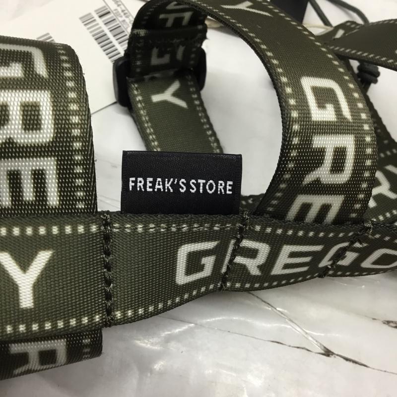 グレゴリー GREGORY ファッション小物 ファッション小物 FREAKS STORE 別注 Bottle Carrier ボトルホルダー タグ付き ロゴ、文字 カーキ / カーキ /  メンズ USED 古着 中古 10121832