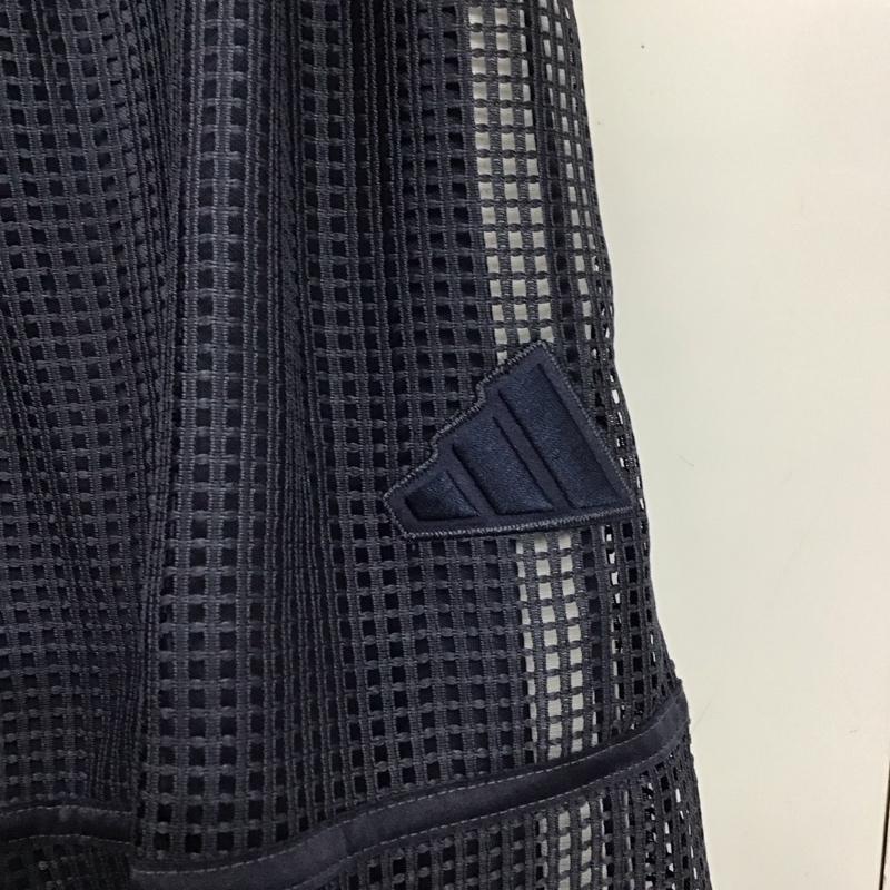 アディダス adidas スカート ロングスカート JN9985 LUXFLOW カジュアル ウーブンレイヤードスカート L 無地 紺 / ネイビー /  レディース USED 古着 中古 10142779