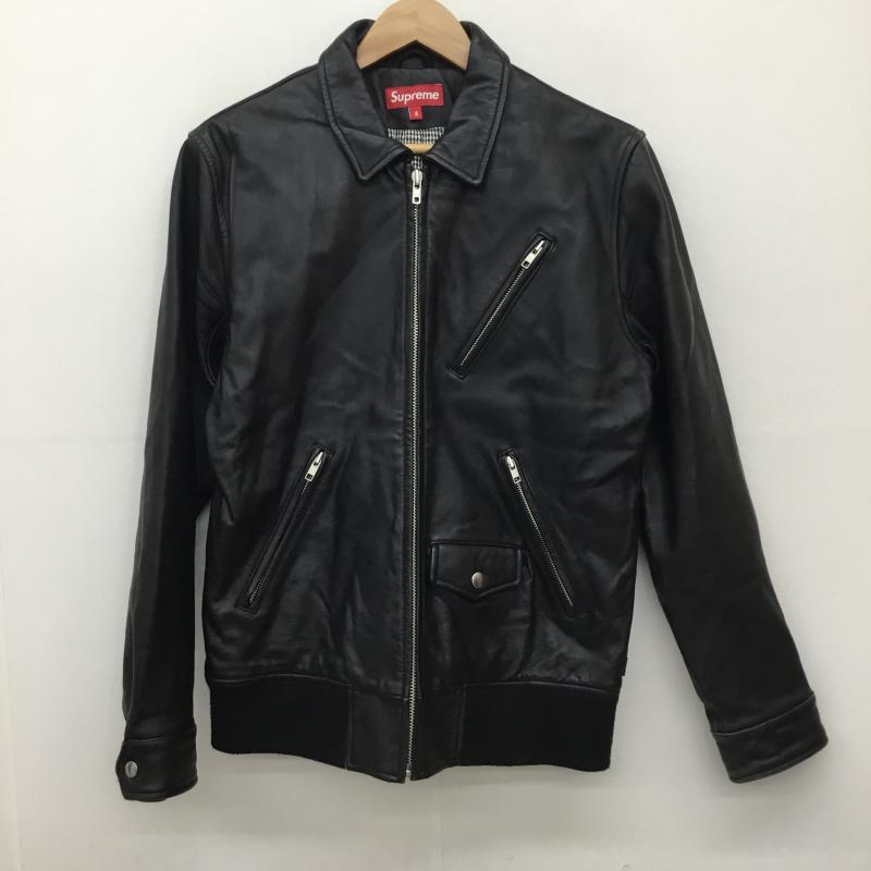 シュプリーム Supreme ジャケット、上着 レザージャケット Lather Boｍber ラムスキン S 無地 黒 / ブラック /  メンズ USED 古着 中古 10138382