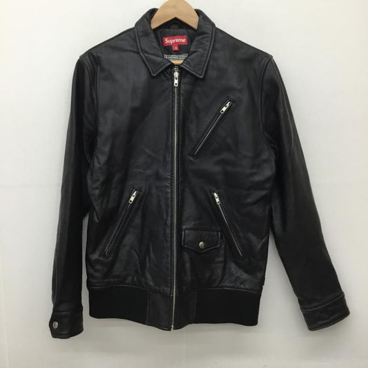 シュプリーム Supreme ジャケット、上着 レザージャケット Lather Boｍber ラムスキン S 無地 黒 / ブラック /  メンズ USED 古着 中古 10138382