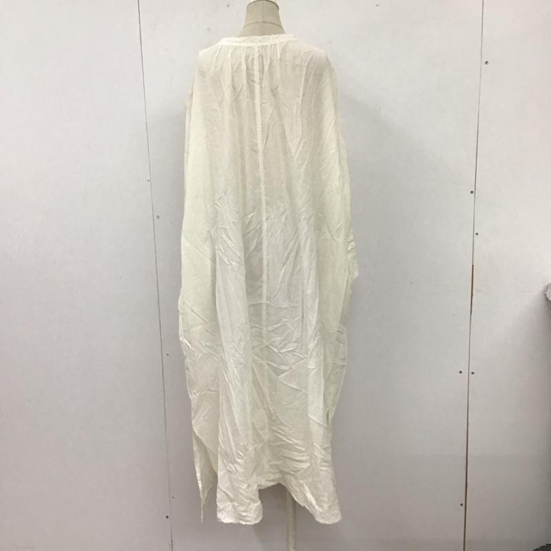 スタディオクリップ studio CLIP ワンピース ロングスカート sc199040 レーヨン L 無地 白 / ホワイト /  レディース USED 古着 中古 10108512