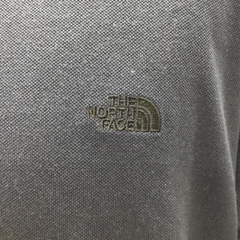 ザノースフェイス THE NORTH FACE ポロシャツ 半袖 nt22232 ポロシャツ ショートスリーブエニーパートポロ 半袖カットソー XL ロゴ、文字 紺 / ネイビー /  メンズ USED 古着 中古 10108383