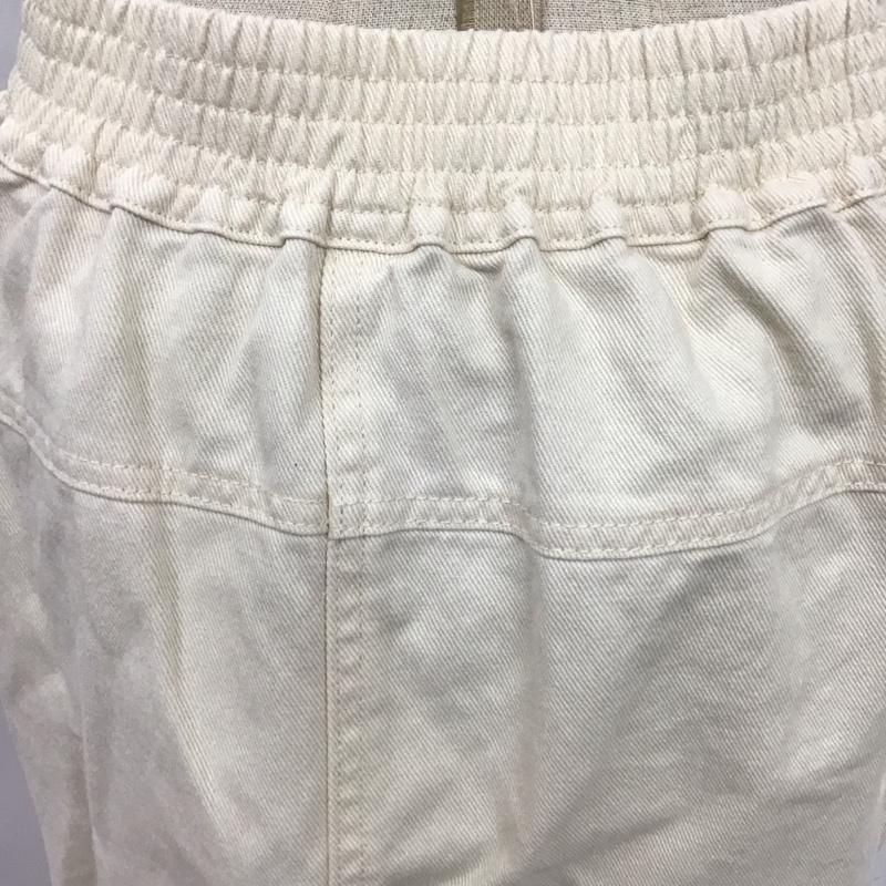 ヌナ NEUNA スカート ロングスカート ロングスカート デニムスカート 巻きスカート M 無地 白 / ホワイト /  レディース USED 古着 中古 10125156