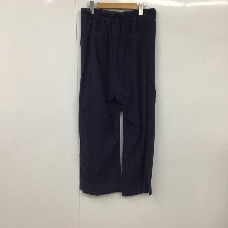 ビームスボーイ BEAMS BOY ボトムス ボトムス 13-24-0706-803 カットワークイージーパンツ  紺 / ネイビー /  レディース USED 古着 中古 10117252