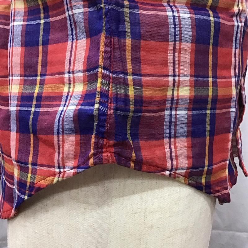 ニューヨーカー NEWYORKER シャツ、ブラウス 半袖 半袖シャツ カラーシャツ 半袖カットソー チェックシャツ M チェック マルチカラー / マルチカラー /  メンズ USED 古着 中古 10113213