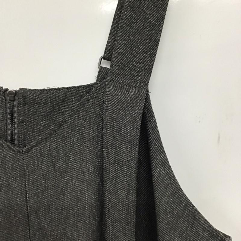 レプシィム LEPSIM ジャンパースカート ジャンパースカート LPS90467RM 2WAY 前後着 ジャンスカ FREE 無地 灰 / グレー /  レディース USED 古着 中古 10145949