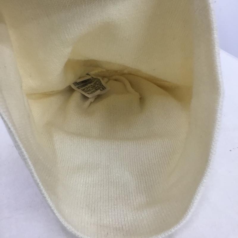 アベイシングエイプ A BATHING APE 帽子 ニット帽 CRYSTAL APE HEAD BEANIE ラインストーン ワンポイント オフホワイト / オフホワイト /  メンズ USED 古着 中古 10138490