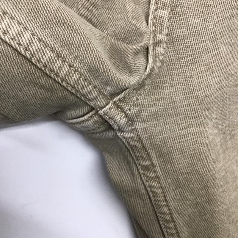 ザラ ZARA パンツ デニム、ジーンズ 8246 060 718 ハイウエスト フレア 無地 茶 / ブラウン /  レディース USED 古着 中古 10146609