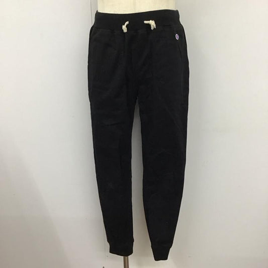 チャンピオン Champion ボトムス ボトムス C3-Z212 ロングパンツ 24FW ベーシック テーパード M ワンポイント 黒 / ブラック /  メンズ USED 古着 中古 10119685
