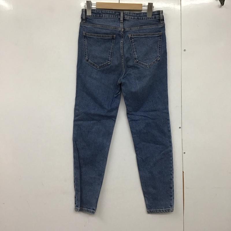 ザラ ZARA パンツ デニム、ジーンズ 36 無地 水色 / ライトブルー /  レディース USED 古着 中古 10142867