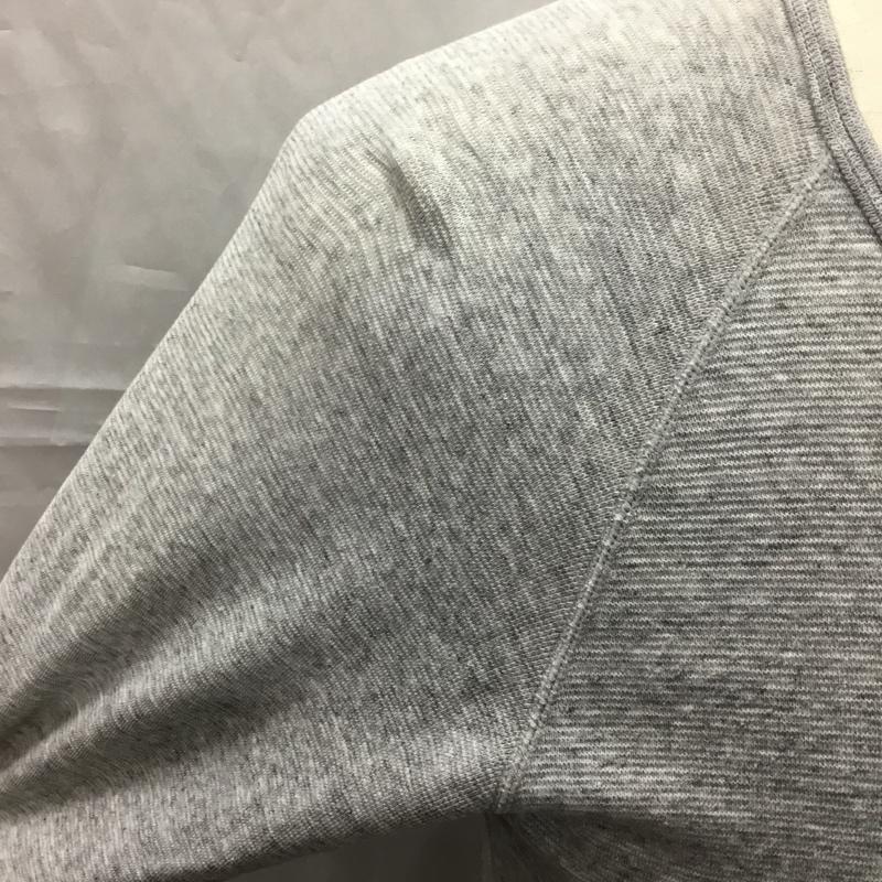 ハリウッドランチマーケット HOLLYWOOD RANCH MARKET カットソー 長袖 長袖カットソー Vネックカットソー ロングスリーブカットソー 2 無地 灰 / グレー /  メンズ USED 古着 中古 10112422