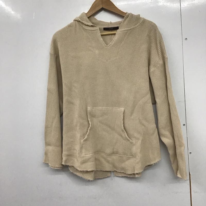 カスタネ Kastane パーカー 長袖 KAZ1082306A0002 ヘビーサーマルフーディプルオーバー FREE 無地 ベージュ / ベージュ /  レディース USED 古着 中古 10146752