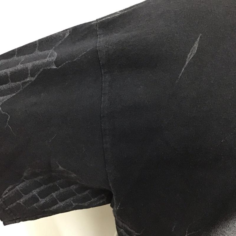 古着 USED Tシャツ 半袖 半袖カットソー プリントTシャツ クルーネックカットソー murina 90s XL プリント 黒 / ブラック /  メンズ USED 古着 中古 10116375