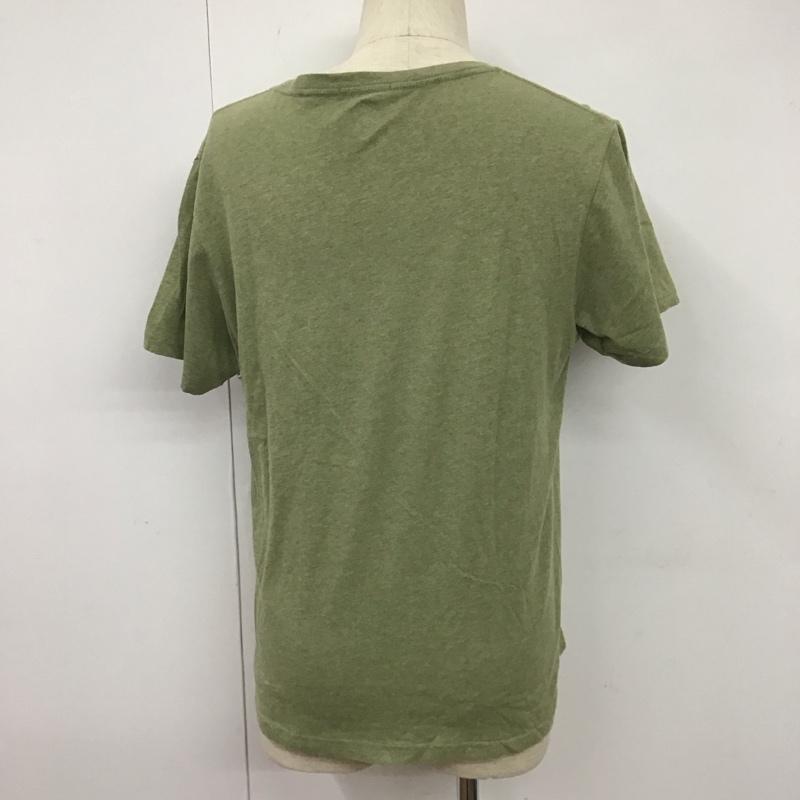 ティーシーエスエス TCSS Tシャツ 半袖 クルーネック ロゴ L ロゴ、文字 カーキ / カーキ /  メンズ USED 古着 中古 10107542