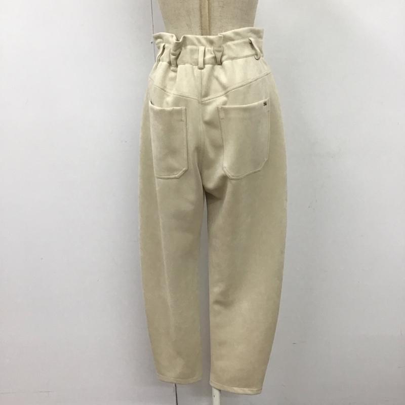 ザラ ZARA パンツ ワークパンツ、ペインターパンツ ワイドパンツ カジュアルパンツ ワークパンツ 38 無地 ベージュ / ベージュ /  レディース USED 古着 中古 10122432