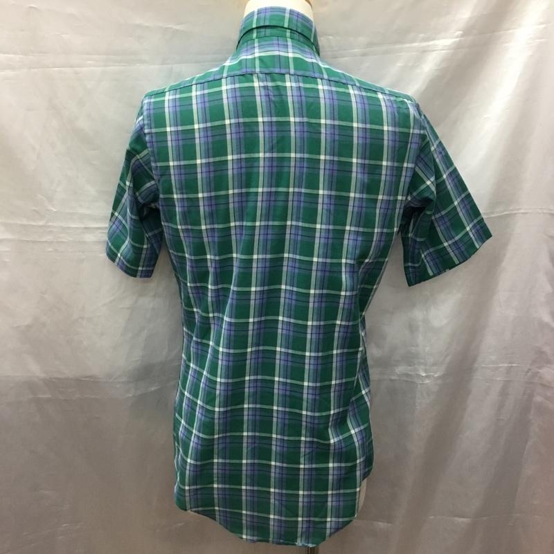 モンゴメリー MONTGOMERY シャツ、ブラウス 半袖 ボタンダウン S チェック マルチカラー / マルチカラー /  メンズ USED 古着 中古 10115517