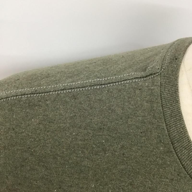 パタゴニア patagonia カットソー 長袖 37574 ロングスリーブホームウォータートラウトレスポンシビリティー プリントTシャツ L ロゴ、文字 カーキ / カーキ /  メンズ USED 古着 中古 10126743