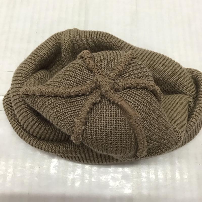 ラカル RACAL 帽子 ニット帽 ビーニー 日本製 無地 ベージュ / ベージュ /  メンズ USED 古着 中古 10120886