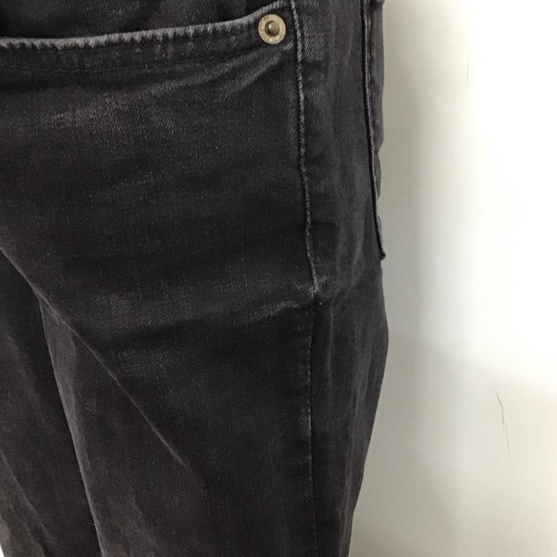 ザラ ZARA パンツ デニム、ジーンズ デニムパンツ スリムパンツ ストレッチ 36 無地 黒 / ブラック /  レディース USED 古着 中古 10118518