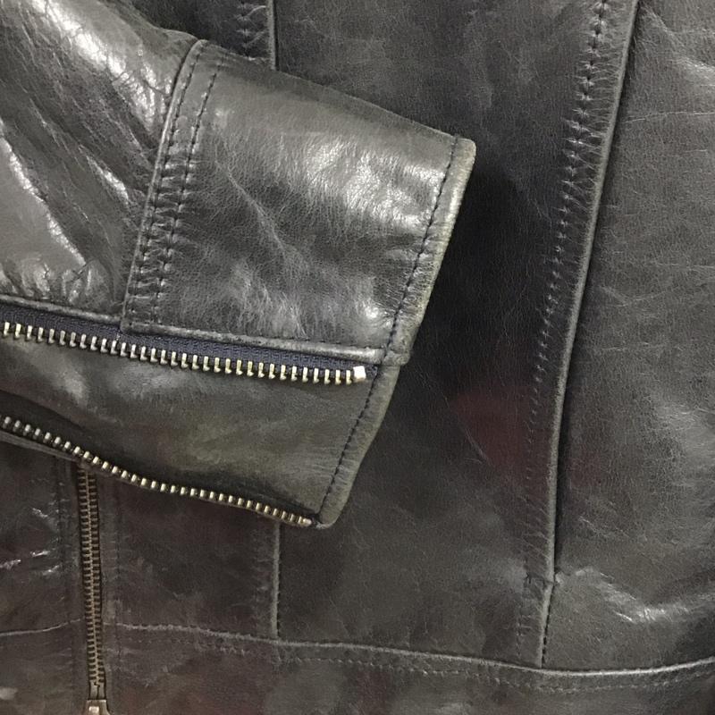 テットオム TETE HOMME ジャケット、上着 ジャケット、ブレザー ジップアップジャケット アウター スタンドカラージャケット 5 無地 ダークグレー / ダークグレー /  メンズ USED 古着 中古 10146059