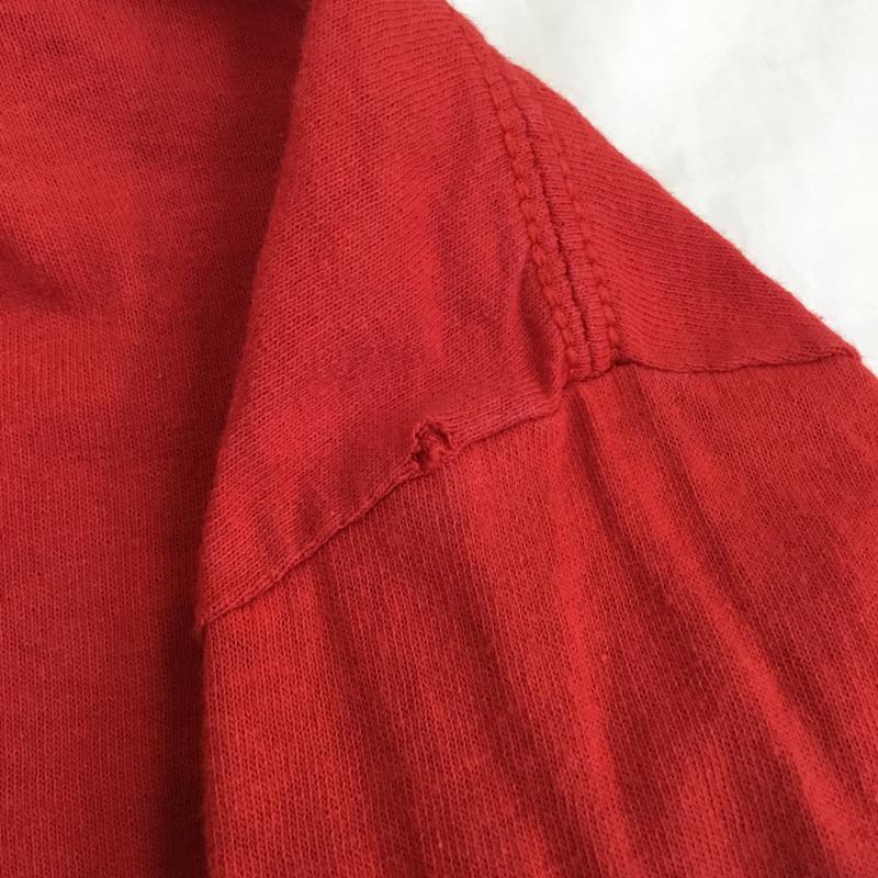 ユーズドクロージング used clothes Tシャツ 長袖 UofL captivating apparel L プリント 赤 / レッド /  メンズ USED 古着 中古 10127551