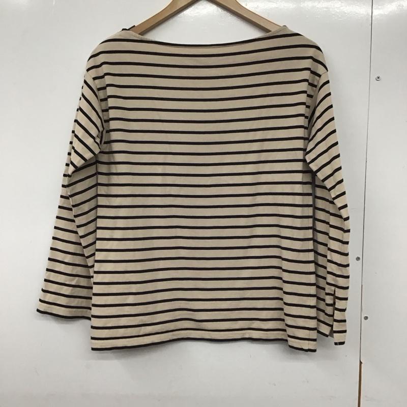 ミラオーウェン Mila Owen Tシャツ 七分袖 09WCT184086 ボートネックボーダーTOP コットンバスクシャツ 0 ボーダー柄 マルチカラー / マルチカラー /  レディース USED 古着 中古 10133866