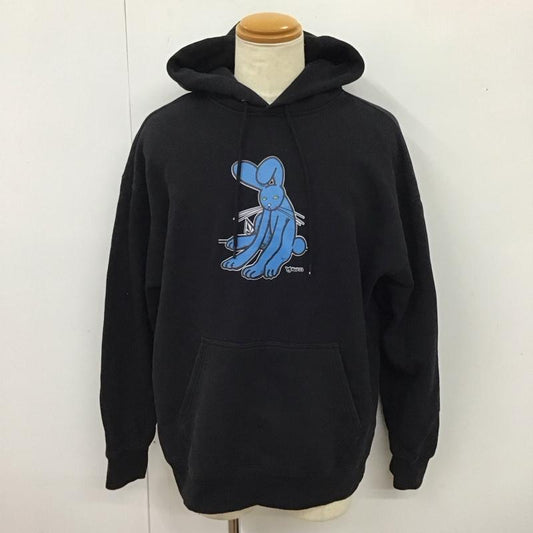 ボルコム VOLCOM パーカー 長袖 長袖パーカー フード付きパーカー プリントスウェット トレーナー L プリント 黒 / ブラック /  メンズ USED 古着 中古 10114501