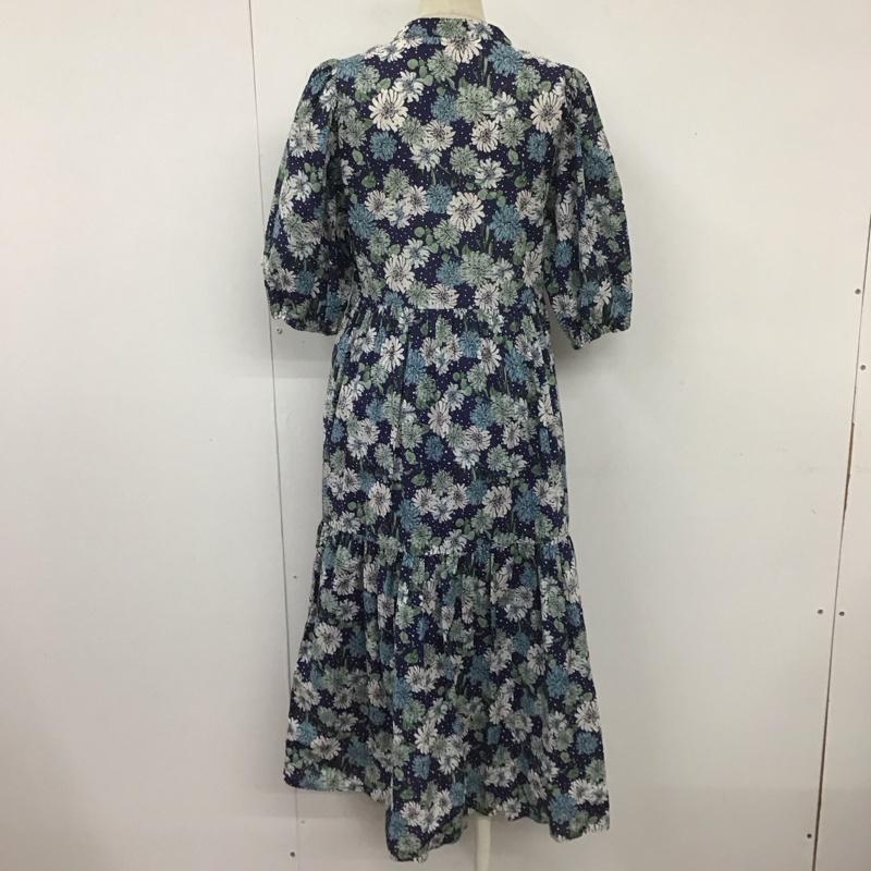 ユニクロ UNIQLO ワンピース ロングスカート 291-447343 ポール&ジョーコットンティアードワンピース ロングワンピース M 総柄 マルチカラー / マルチカラー /  レディース USED 古着 中古 10108035