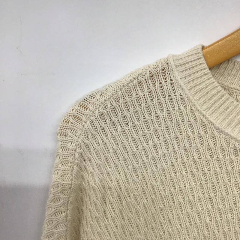 フリークスストア FREAK S STORE ニット、セーター 長袖 FREE 無地 白 / ホワイト /  レディース USED 古着 中古 10142795