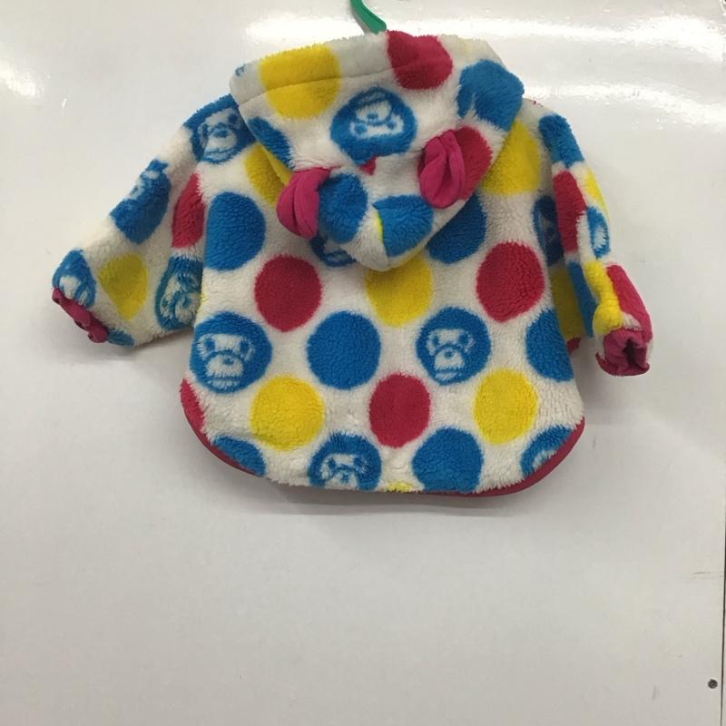 アベイシングエイプ A BATHING APE ジャケット、上着 ジャケット、ブレザー フリースジャケット ポンチョ ベビー BAPE KIDS 70 80 BANY MILO FREE 総柄 マルチカラー / マルチカラー /  ガールズ USED 古着 中古 10146604