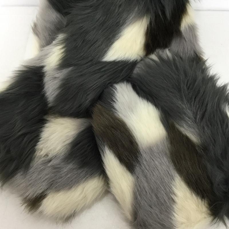 センスオブプレイスバイアーバンリサーチ SENSE OF PLACE by URBAN RESEARCH マフラー マフラー AA77-2DC009 ミックスファーティペット タグ付き マフラー 無地 マルチカラー / マルチカラー /  レディース USED 古着 中古 10144846