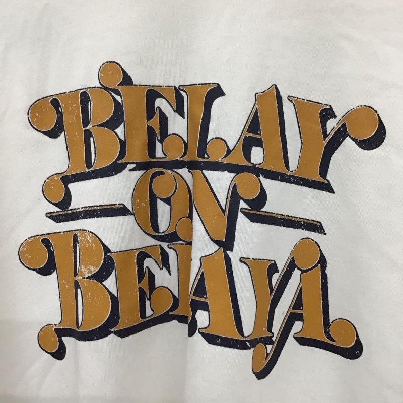 ザノースフェイス THE NORTH FACE Tシャツ 半袖 NT31911Z Belay On Belaya クルーネック M ロゴ、文字 白 / ホワイト /  メンズ USED 古着 中古 10129122