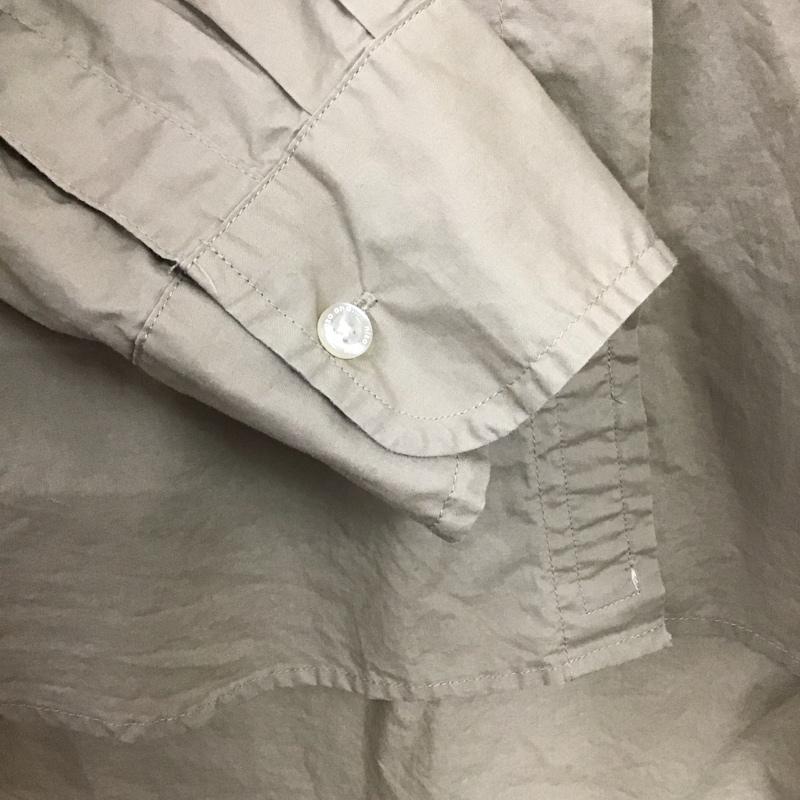 ニコアンド niko and... シャツ、ブラウス 長袖 無地 茶 / ブラウン /  レディース USED 古着 中古 10140403
