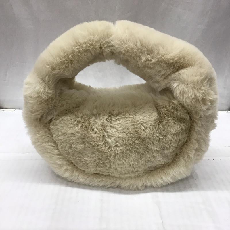 ザラ ZARA ハンドバッグ ハンドバッグ フェイクファー 無地 ベージュ / ベージュ /  レディース USED 古着 中古 10119358
