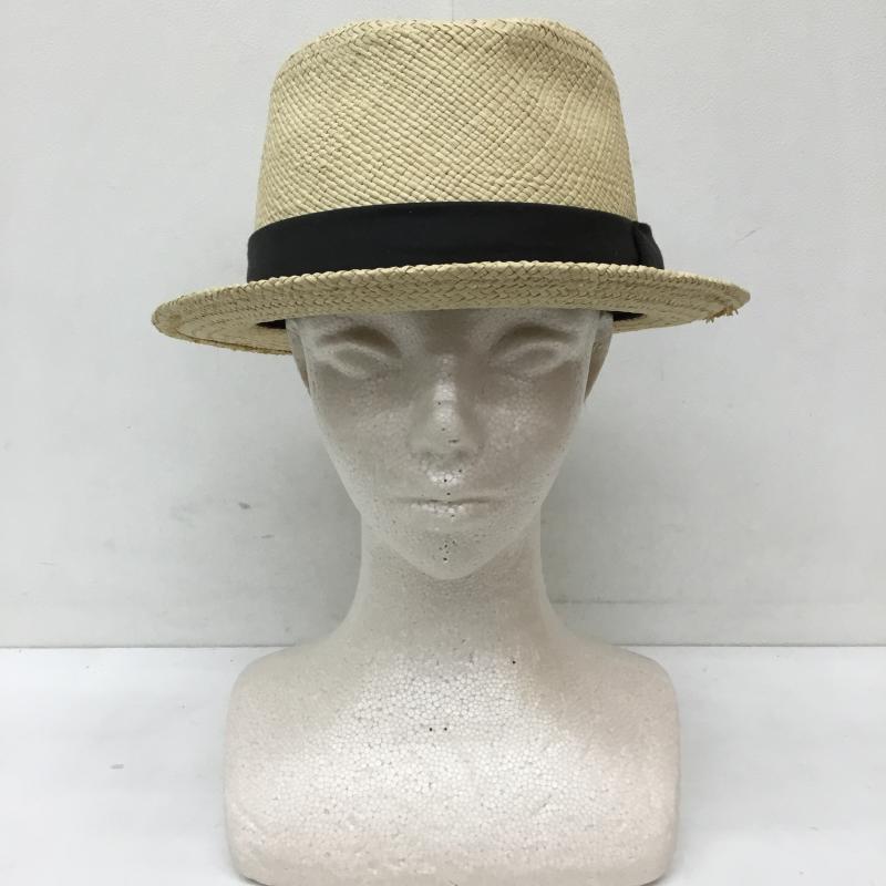 フラットヘッド The Flat Head 帽子 ハット ストローハット FREE 無地 ベージュ / ベージュ /  メンズ USED 古着 中古 10134019