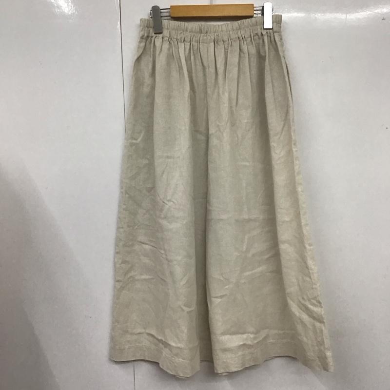ニコアンド niko and... ボトムス ボトムス S212IL16AD ガウチョパンツ ワイドパンツ 3 無地 アイボリー / アイボリー /  レディース USED 古着 中古 10108567
