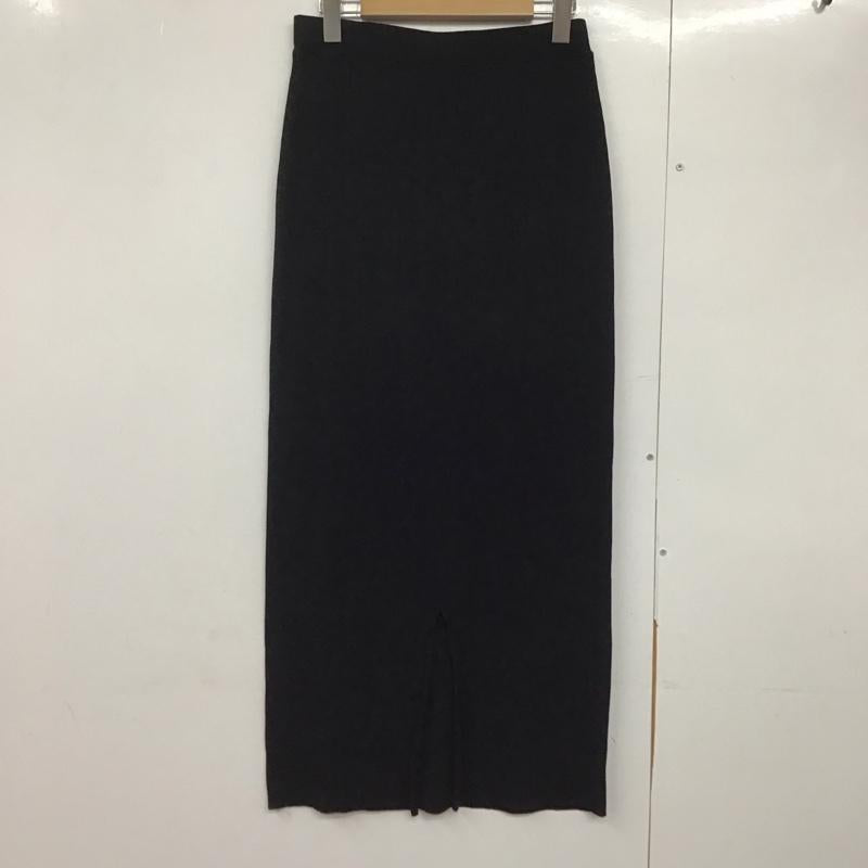 レプシィム LEPSIM スカート ロングスカート 無地 黒 / ブラック /  レディース USED 古着 中古 10144256