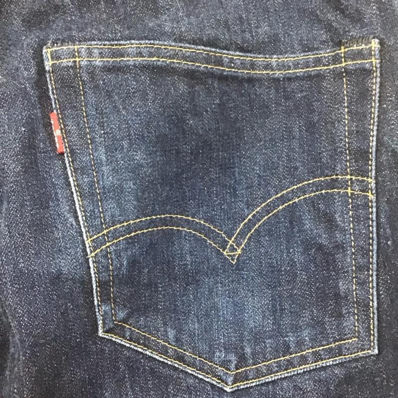 リーバイストラウスアンドコー Levi Strauss & co. パンツ デニム、ジーンズ デニムパンツ ストレートパンツ ワイドパンツ カジュアルパンツ 32インチ 無地 インディゴ / インディゴ /  メンズ USED 古着 中古 10108635