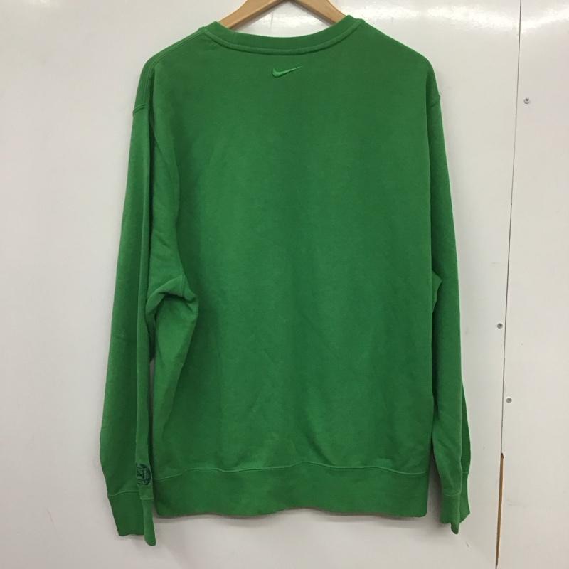 ナイキ NIKE トレーナー 長袖 fz4729-399 NSWFTNCPSLSクルー 長袖トレーナー スウェット XXL ロゴ、文字 緑 / グリーン /  メンズ USED 古着 中古 10137341