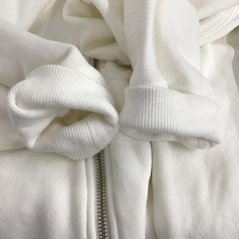 エックスガール X-girl パーカー 長袖 無地 白 / ホワイト /  レディース USED 古着 中古 10140014