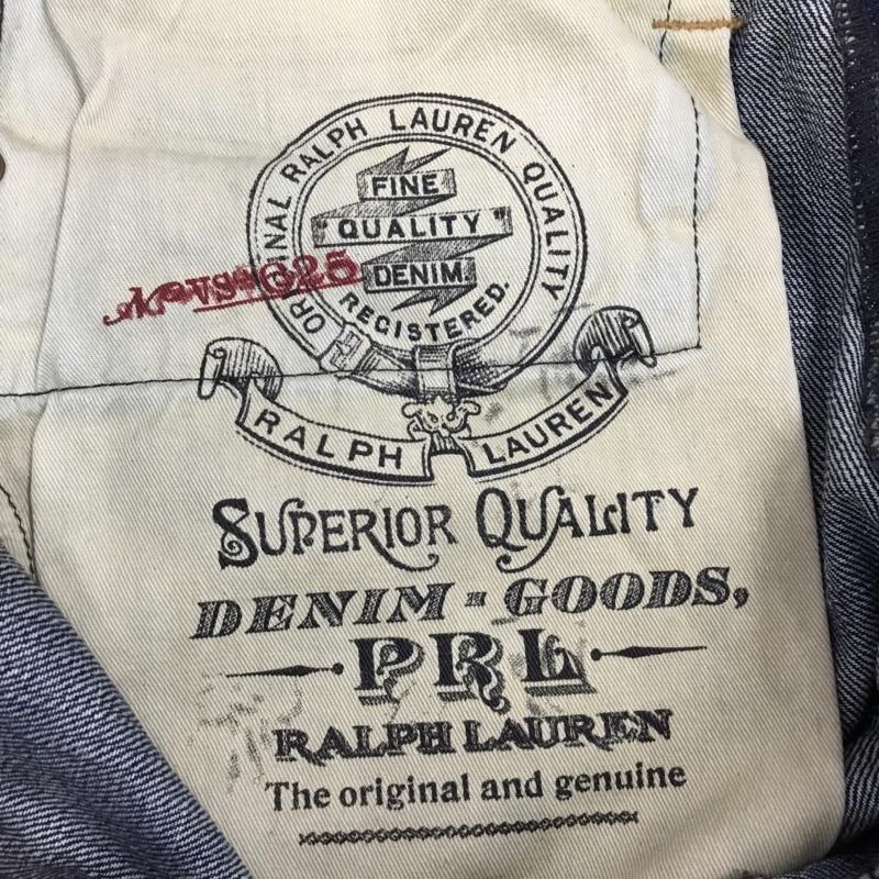ポロラルフローレン POLO RALPH LAUREN パンツ デニム、ジーンズ 41381 W33 L32 33インチ ダメージ加工 インディゴ / インディゴ /  メンズ USED 古着 中古 10111391